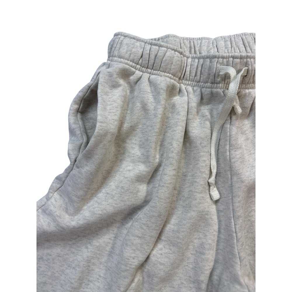Nike Sweatpants Womens Small Oatmeal Fleece Joggers Drawstring Logo - Picture 3 of 7